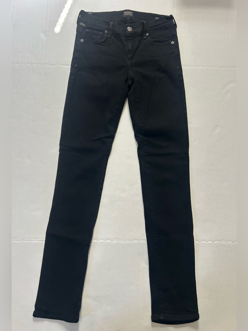 Citizens Of Humanity Women’s Black Skinny Jeans 28x29 slick avelon